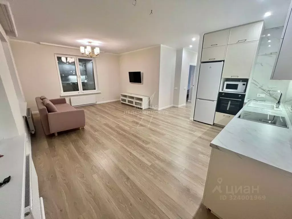 2-к кв. Татарстан, Казань ул. Аделя Кутуя, 110Е (65.0 м) - Фото 2