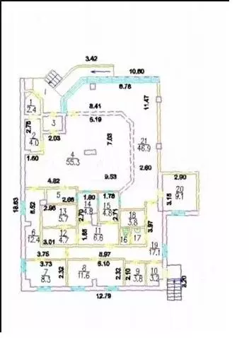 Торговая площадь в Москва Жулебинский бул., 9 (107 м) - Фото 1