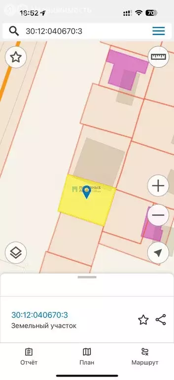 Участок в Астрахань, Ореховая улица, 5 (8 м) - Фото 1