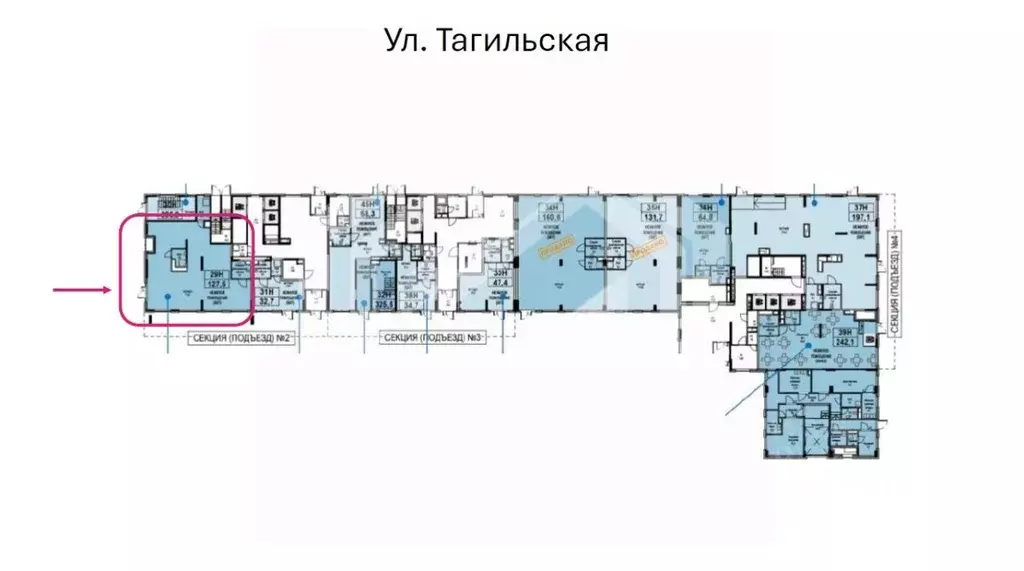 Помещение свободного назначения в Москва Тагильская ул., 2к1 (128 м) - Фото 2