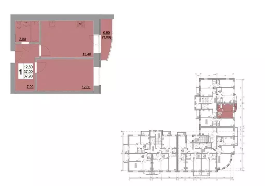 Продаётся 1-к квартира, 37.8 м - Фото 1