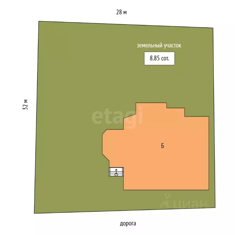 Дом в Челябинская область, Кыштым ул. Красной Звезды, 152 (393 м) - Фото 1