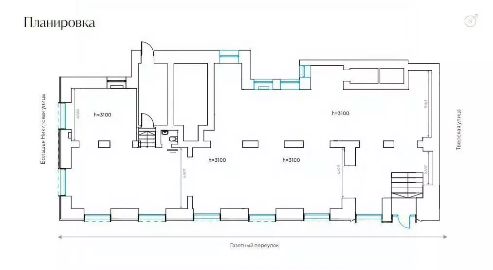 Помещение свободного назначения в Москва Большая Никитская ул., 12 ... - Фото 2