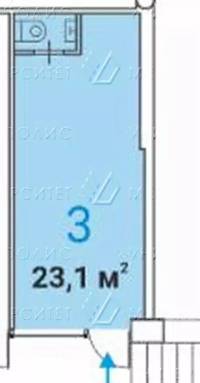 Торговая площадь в Москва Уральская ул., 5А (21 м) - Фото 2