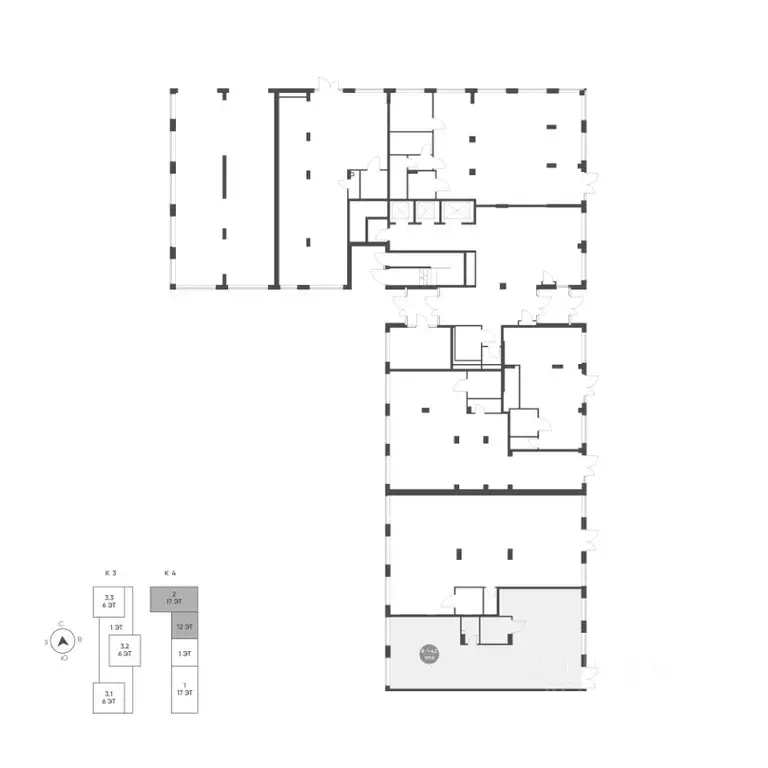 Помещение свободного назначения в Москва наб. Марка Шагала, 11к1 (110 ... - Фото 0