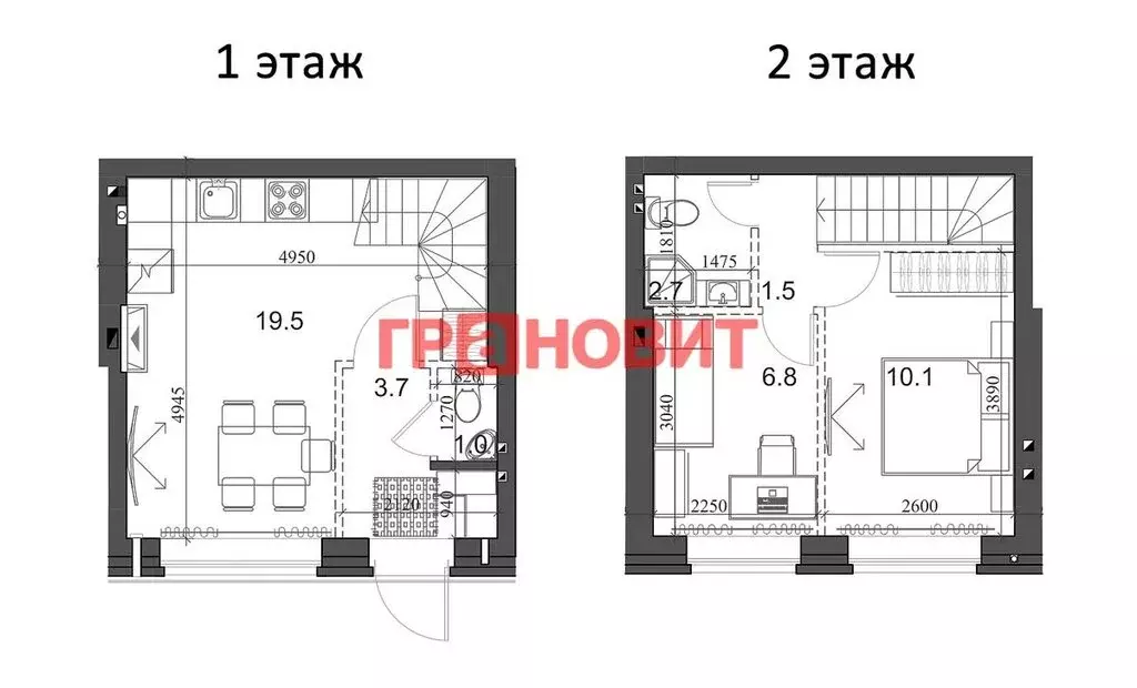 2-комнатная квартира: посёлок Элитный, микрорайон Берёзки, 181 (46 м) - Фото 0