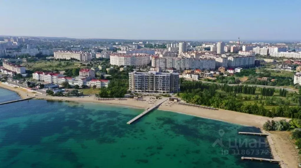 Студия Севастополь ул. Пляж Омега, 39с1 (48.43 м) - Фото 0