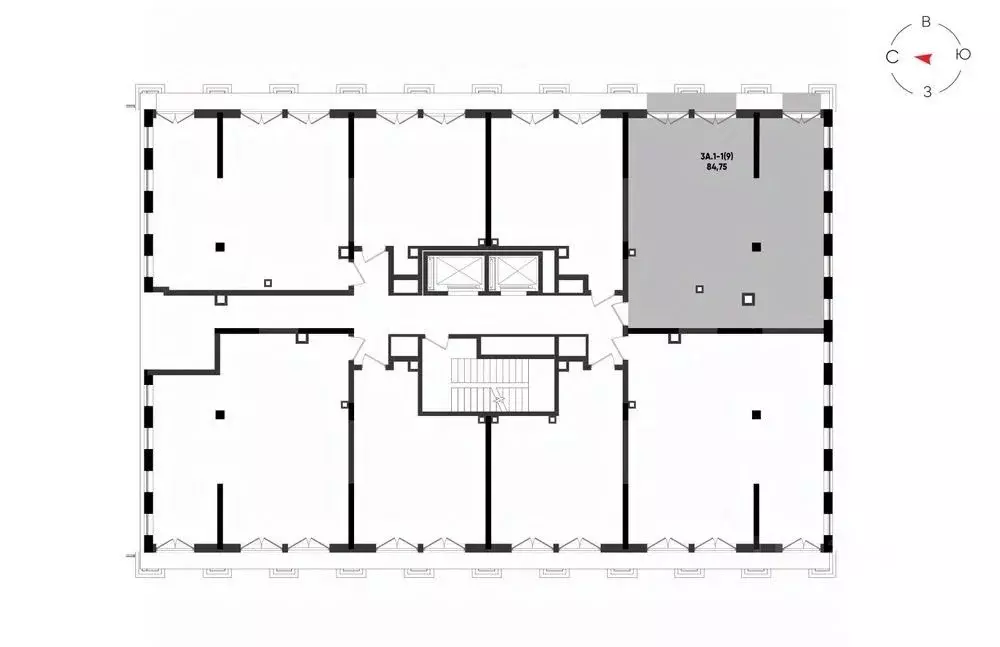 3-к кв. Татарстан, Казань Яналиф жилой комплекс (84.75 м) - Фото 2