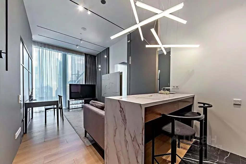 Студия Москва 1-й Красногвардейский проезд, 22с1 (65.0 м) - Фото 0