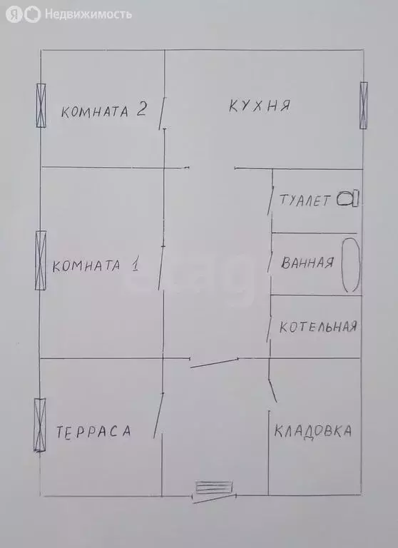 Дом в деревня Губино, Лесная улица (51.4 м) - Фото 0