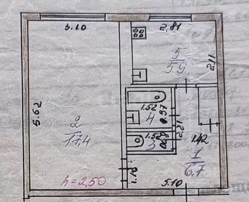 1-к кв. Татарстан, Высокогорский район, Красносельское с/пос, пос. ... - Фото 1