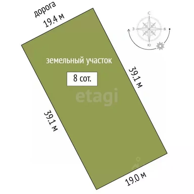 Участок в Тюменская область, Тюменский муниципальный округ, д. ... - Фото 1