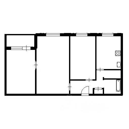 3-к кв. Башкортостан, Уфа ул. Рихарда Зорге, 49 (60.0 м) - Фото 2