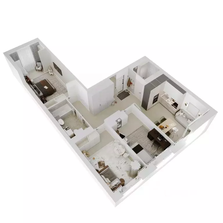 3-к кв. Пермский край, Пермь Парковый просп., 24 (84.5 м) - Фото 2