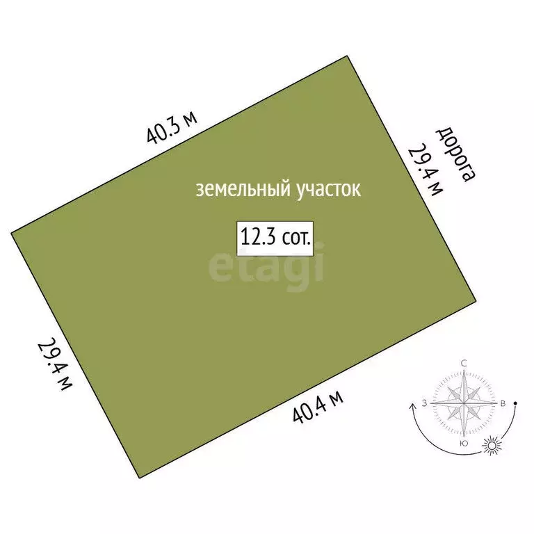 Участок в Тюменский район, деревня Молчанова, Советская улица (12 м) - Фото 0