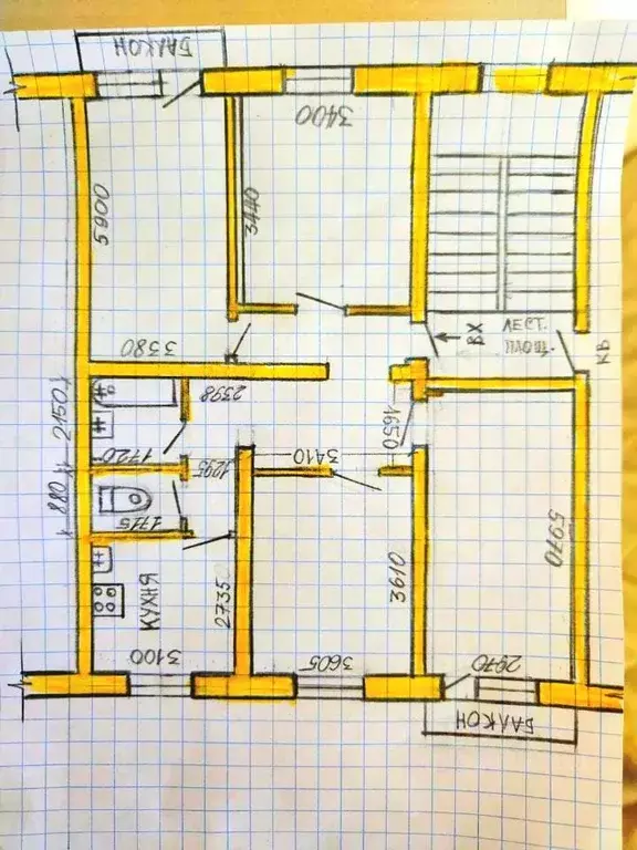 4-к кв. Москва 12-я Новокузьминская ул., 2/8 (99.0 м) - Фото 1