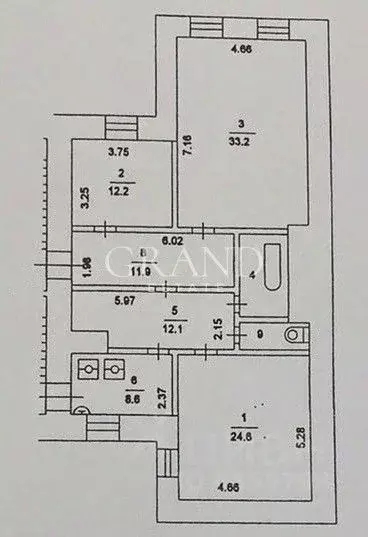 4-к кв. Москва Страстной бул., 4С4 (110.2 м) - Фото 1