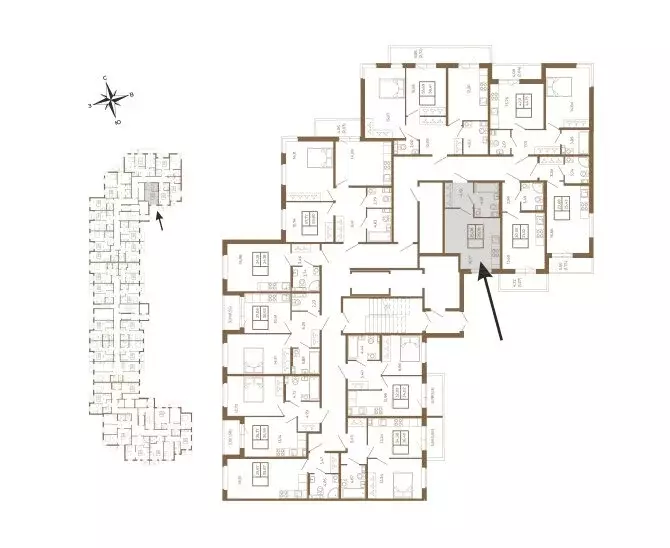 Квартира-студия: Сертолово, Златоглавая улица, 2к1 (25.08 м) - Фото 2