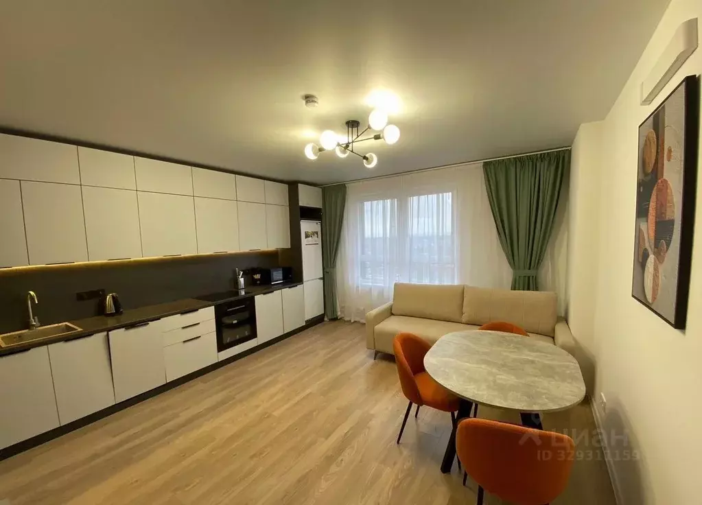 2-к кв. Калужская область, Обнинск ул. Курчатова, 25/5 (52.0 м) - Фото 2