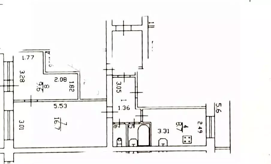 2-к кв. Санкт-Петербург ул. Бабушкина, 111 (42.6 м) - Фото 2