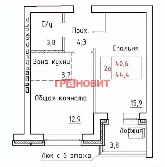 2-к кв. Новосибирская область, Новосибирский район, Мичуринский ... - Фото 1