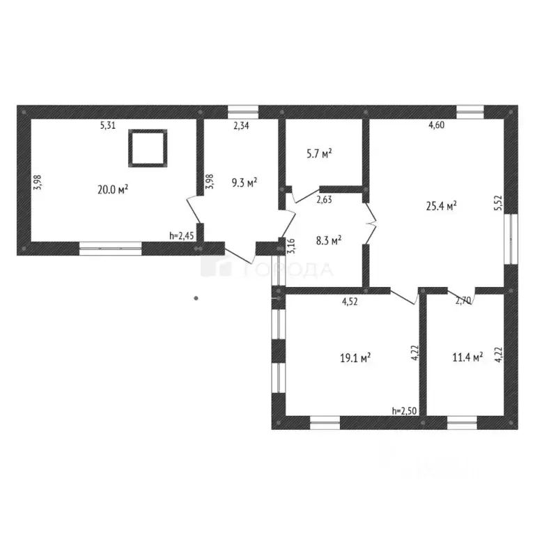 Дом в Кемеровская область, Киселевск Школьная ул., 37 (99 м) - Фото 2