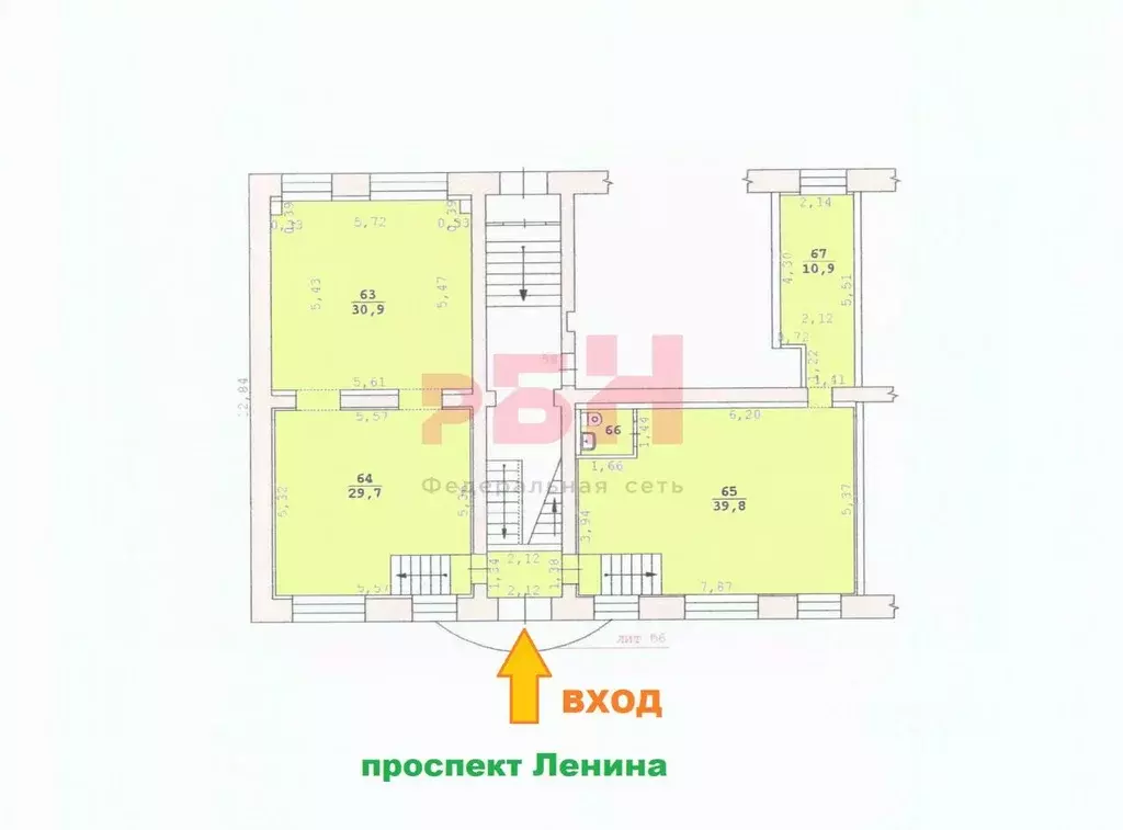 Торговая площадь в Свердловская область, Екатеринбург просп. Ленина, 2 ... - Фото 2