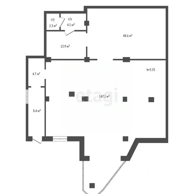 Помещение свободного назначения в Красноярский край, Красноярск ул. ... - Фото 1
