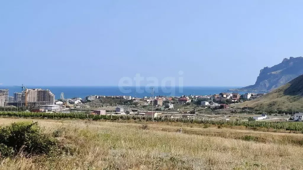 Участок в Крым, Феодосия муниципальный округ, Коктебель пгт  (6.0 ... - Фото 0