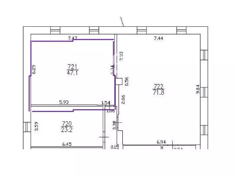 Офис в Санкт-Петербург ул. Комиссара Смирнова, 11Д (47 м) - Фото 2