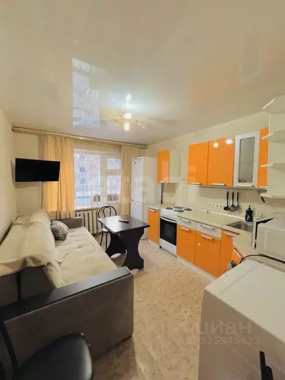 1-к кв. Ханты-Мансийский АО, Сургут ул. Пушкина, 8/1 (35.4 м) - Фото 1