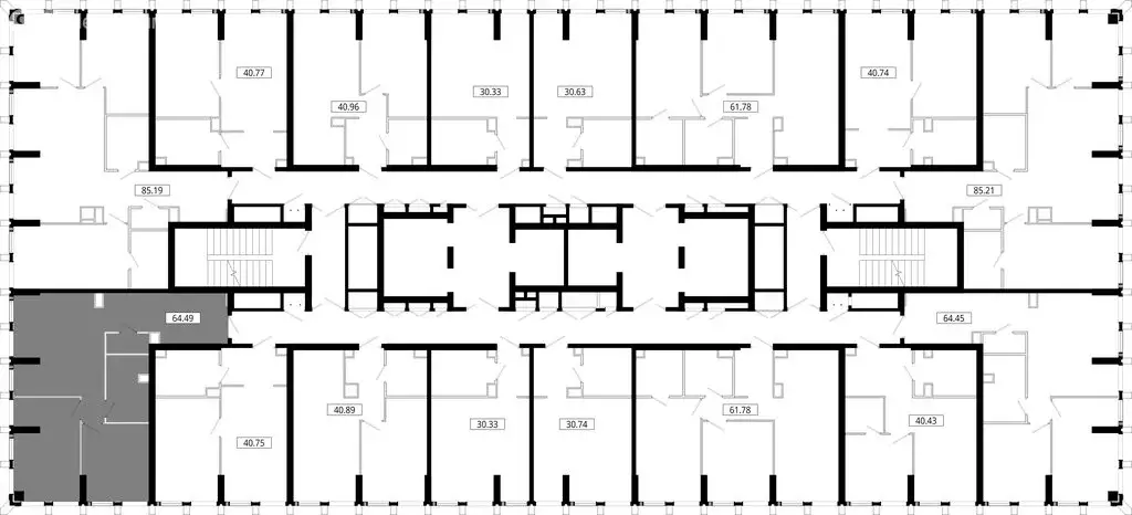 2-комнатная квартира: Москва, 4-я улица Марьиной Рощи, 12к3 (64.49 м) - Фото 1