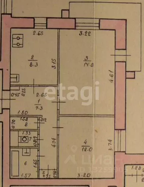 2-к кв. Липецкая область, Липецк Липовская ул., 10 (47.7 м) - Фото 2