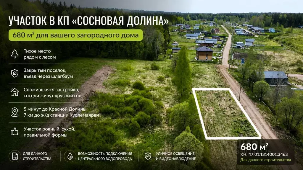 Участок в Ленинградская область, Выборгский район, Приморское ... - Фото 2