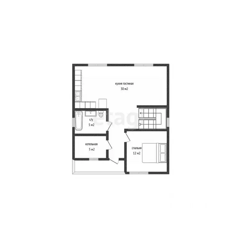 Дом в Краснодарский край, Новороссийск городской округ, с. Борисовка ... - Фото 2