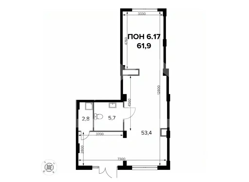 Помещение свободного назначения в Москва Ленинградское ш., 228к7 (62 ... - Фото 2