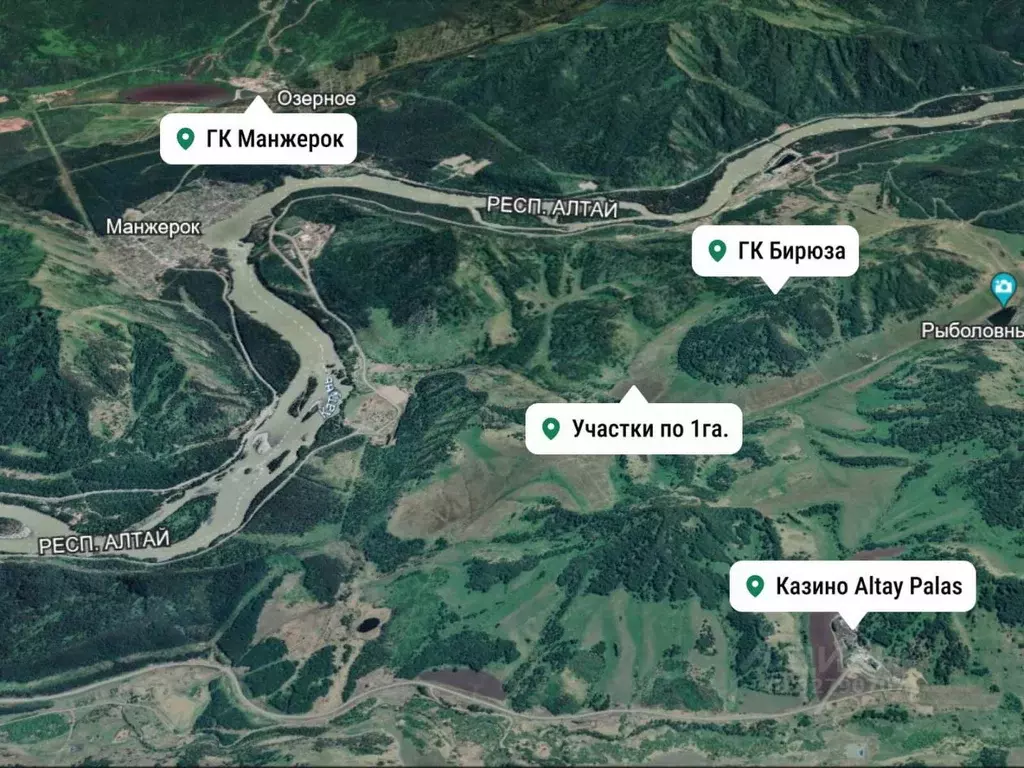 Участок в Алтай, Майминский район, с. Манжерок  (1.0 сот.) - Фото 2