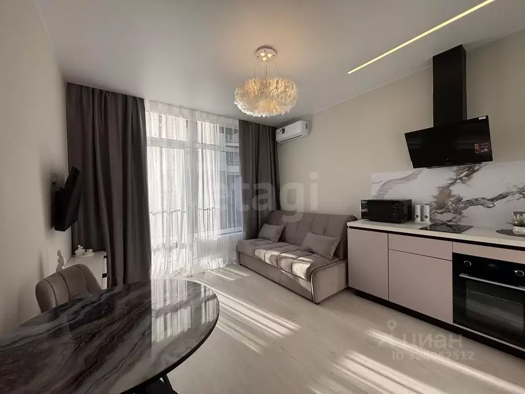 Студия Тюменская область, Тюмень ул. Первооткрывателей, 9 (26.0 м) - Фото 1