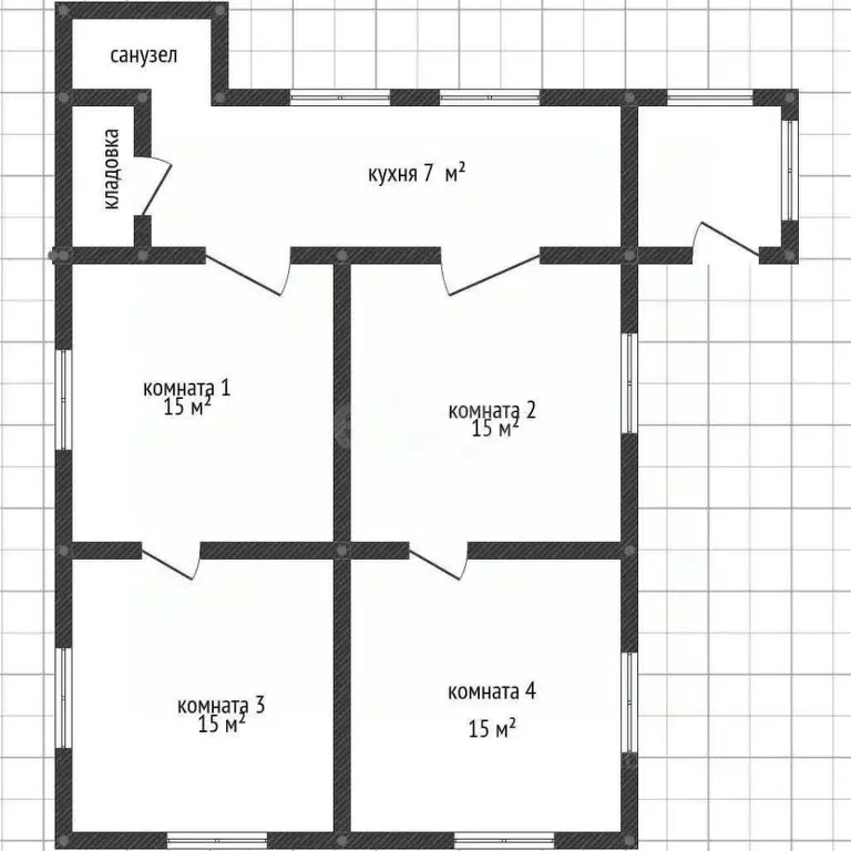 Дом в Адыгея, Майкоп ул. Тургенева (75 м) - Фото 2