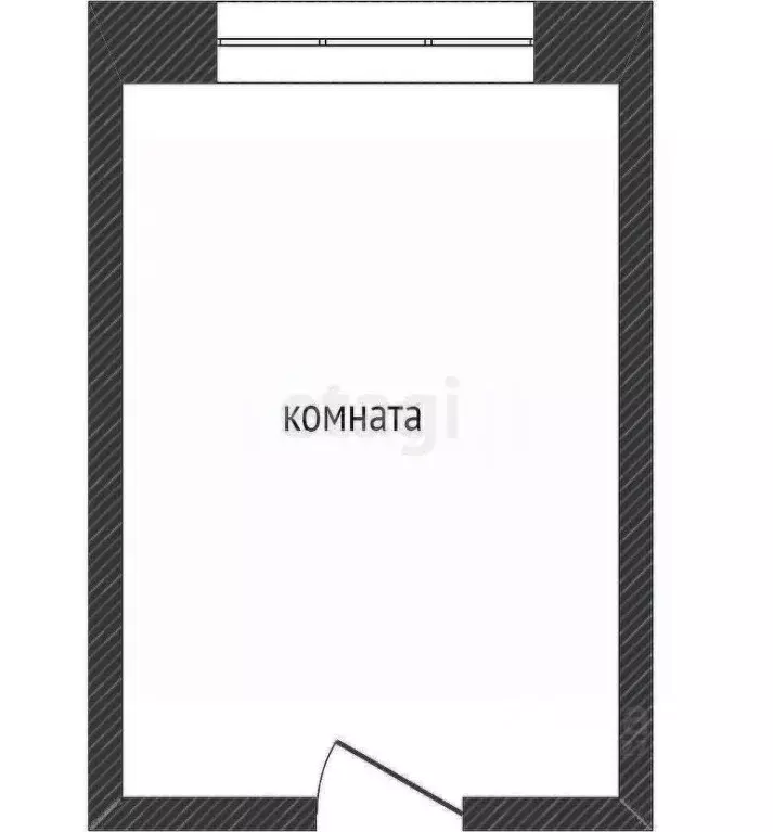 Комната Курганская область, Курган ул. Бажова, 67 (13.0 м) - Фото 1
