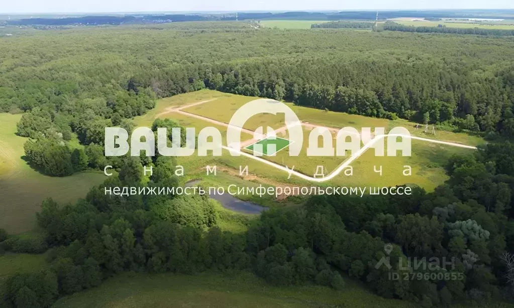 Участок в Тульская область, Заокский район, с. Ненашево, Ненашево кп  ... - Фото 2