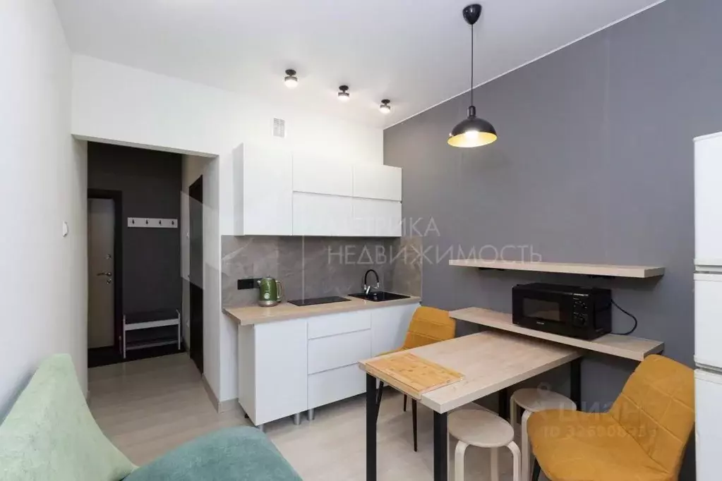 1-к кв. Тюменская область, Тюмень ул. Ветеранов Труда, 9Ак3 (33.8 м) - Фото 1