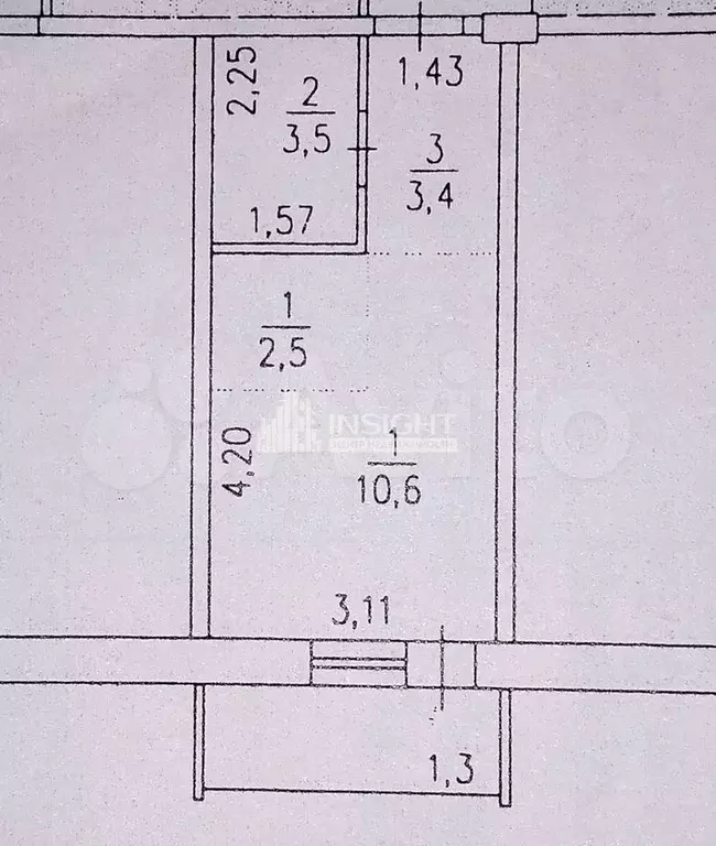 Квартира-студия, 20,1 м, 6/12 эт. - Фото 0