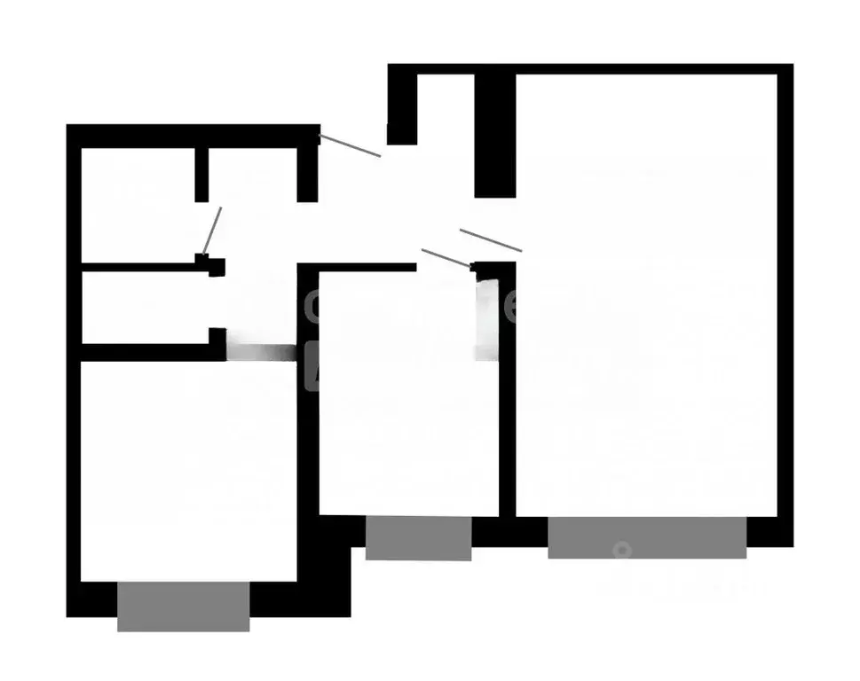 2-к кв. Самарская область, Тольятти ул. Дзержинского, 69 (46.9 м) - Фото 1