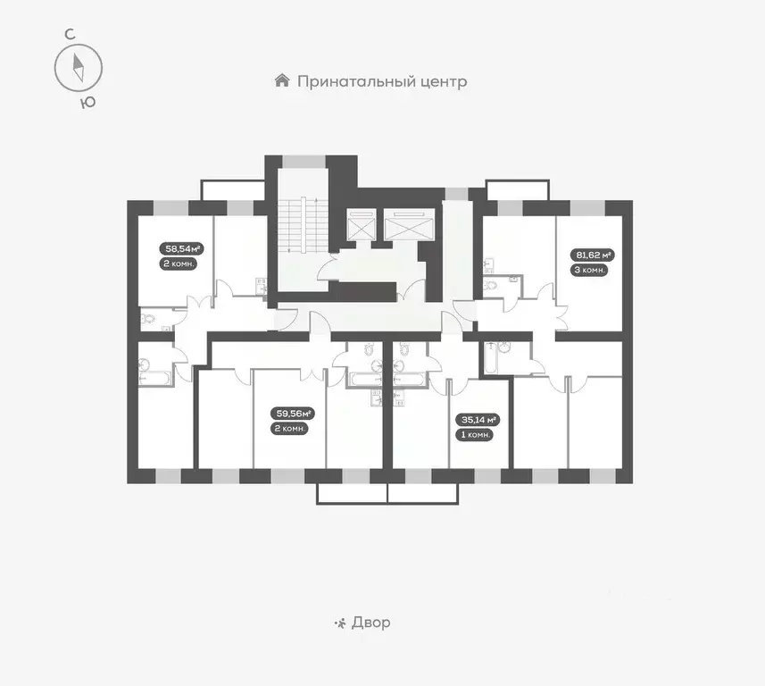 1-к кв. Красноярский край, Красноярск Академгородок мкр,  (35.14 м) - Фото 1