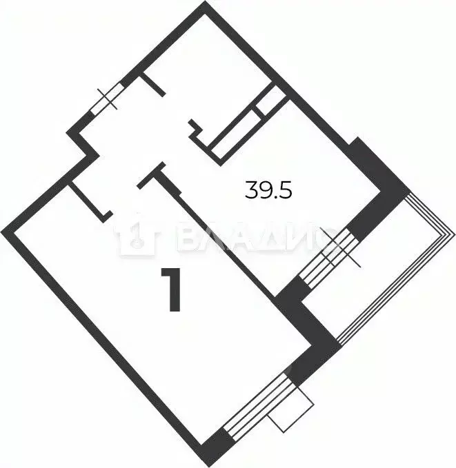 1-к кв. Москва, Москва, Троицк ул. Академика Дыхне, 20 (39.5 м) - Фото 2