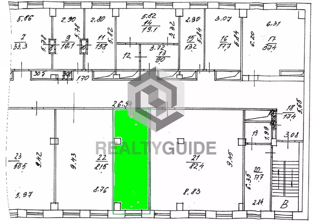 Офис в Москва ул. Щепкина, 28 (28 м) - Фото 1