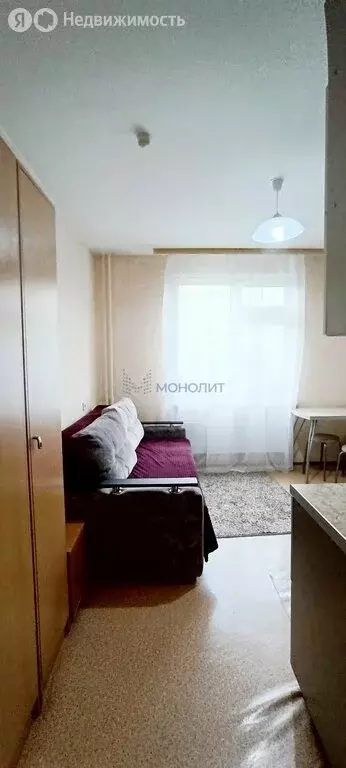 Квартира-студия: Нижний Новгород, Бурнаковская улица, 51 (17 м) - Фото 1