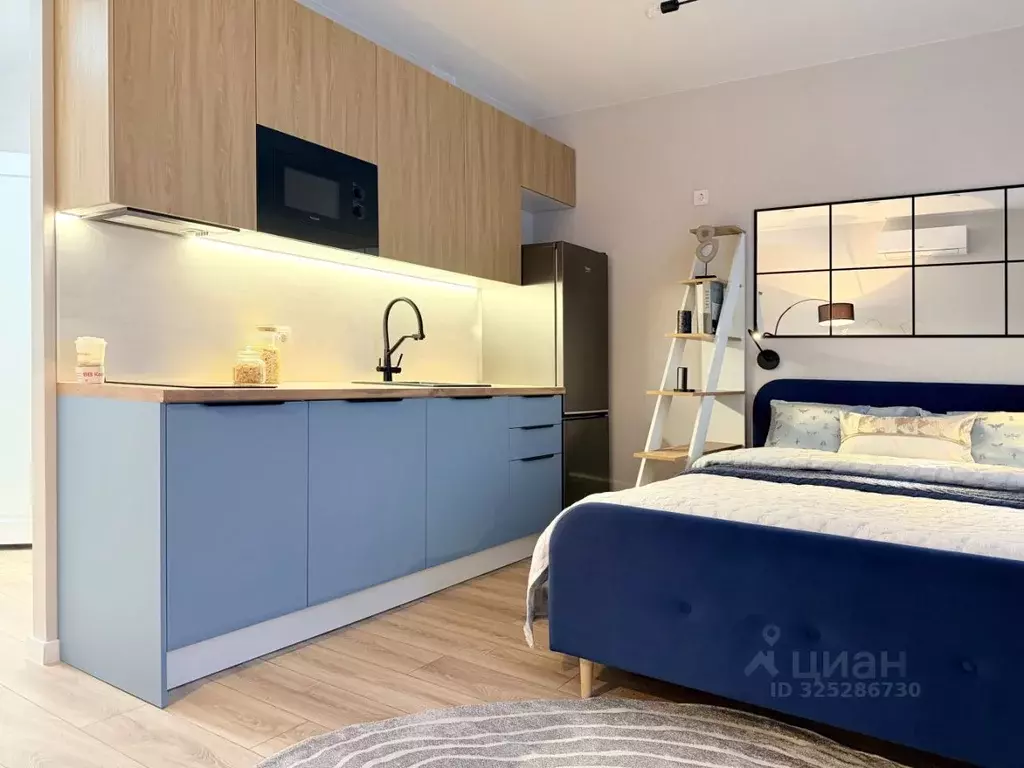 Студия Московская область, Химки Клязьма-Старбеево мкр, Ивакино кв-л, ... - Фото 1