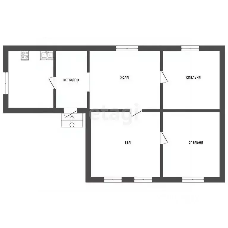 Дом в Ростовская область, Таганрог Конторская ул. (52 м) - Фото 2